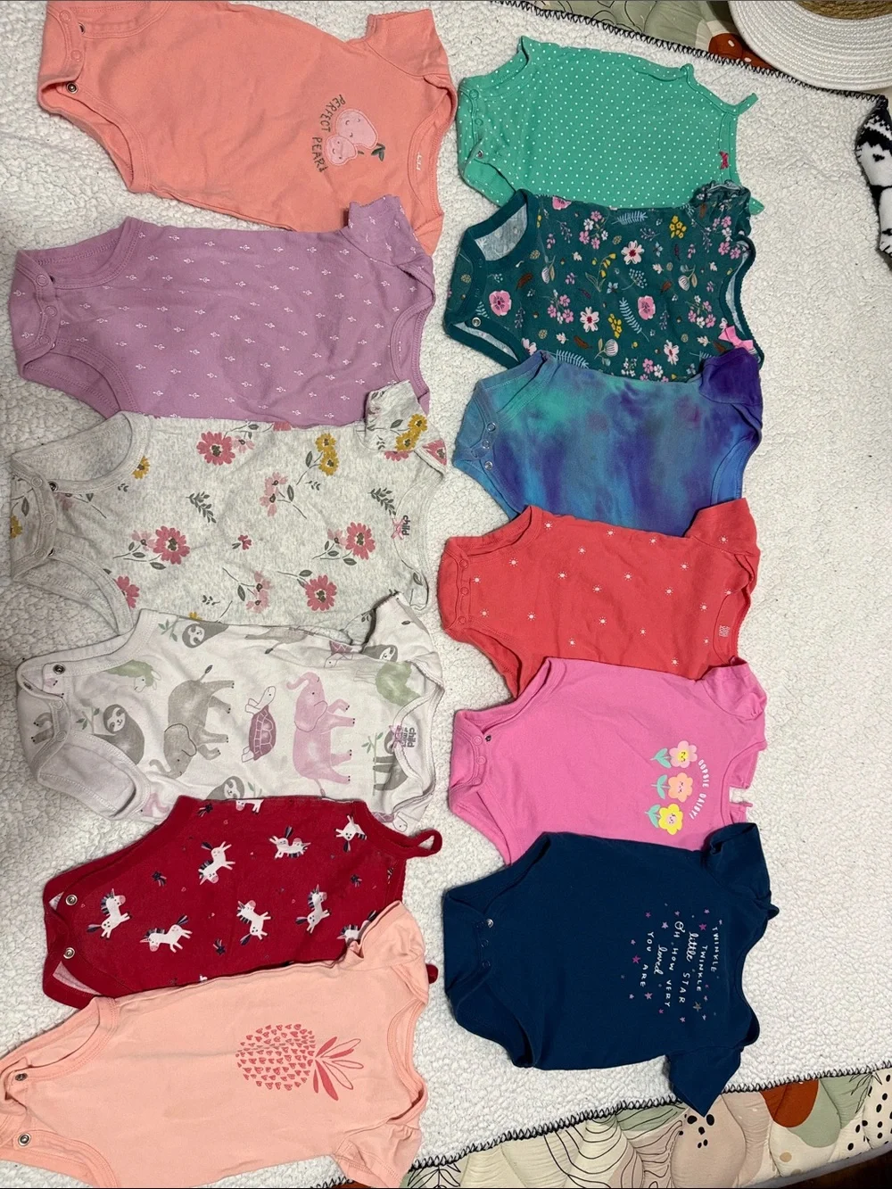 Bundle of onesies 6-9 months and 9 months